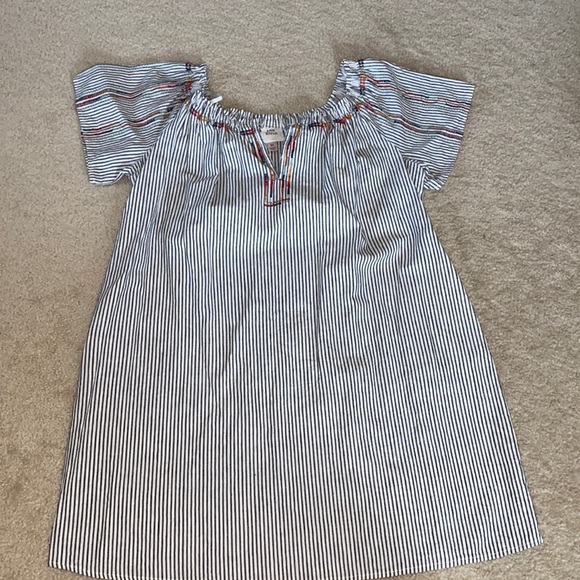 Striped Dress with colorful detail! - Picture 1 of 2